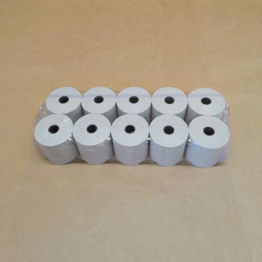 Bobine de 50 rouleaux papier Thermique, 80 x 80 x 12 mm ticket de caisse,  pour